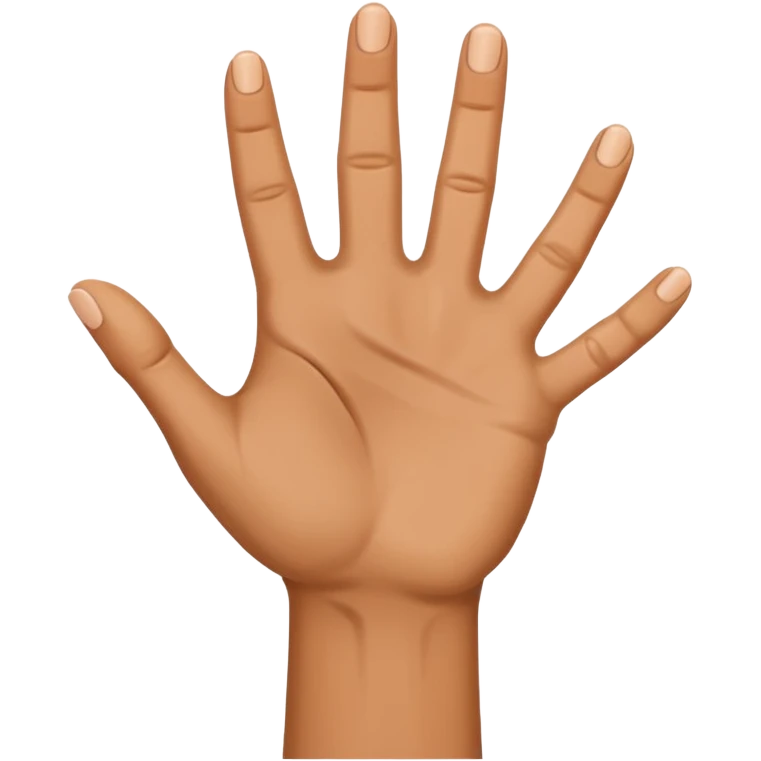 A hand emoji