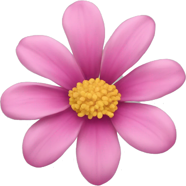 Pink flower emoji