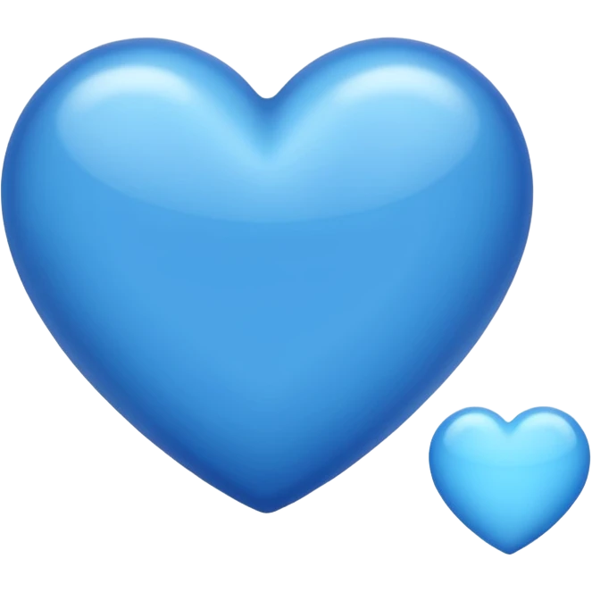 Blue heart emoji
