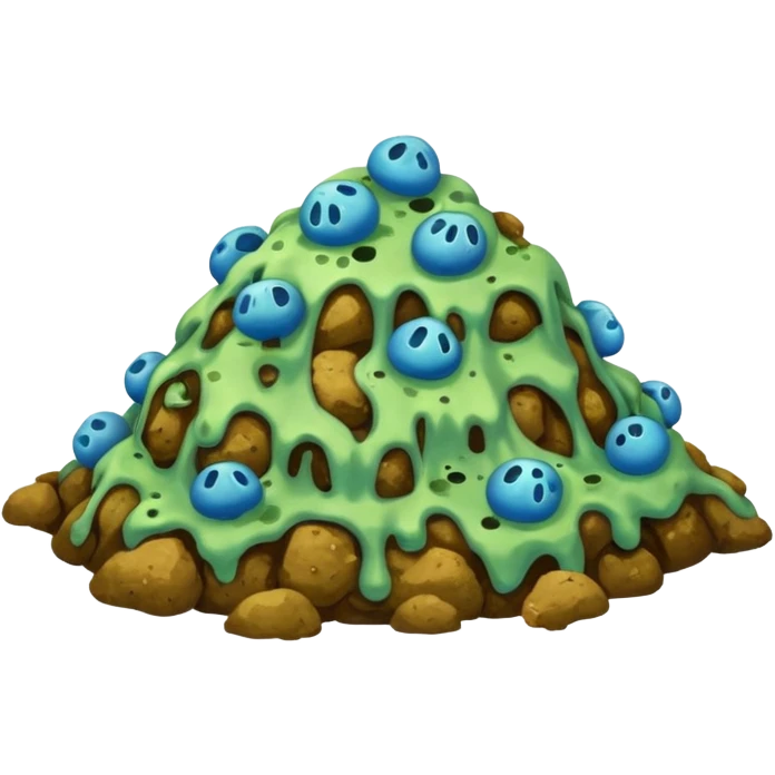 rotten food, no face, no people emoji