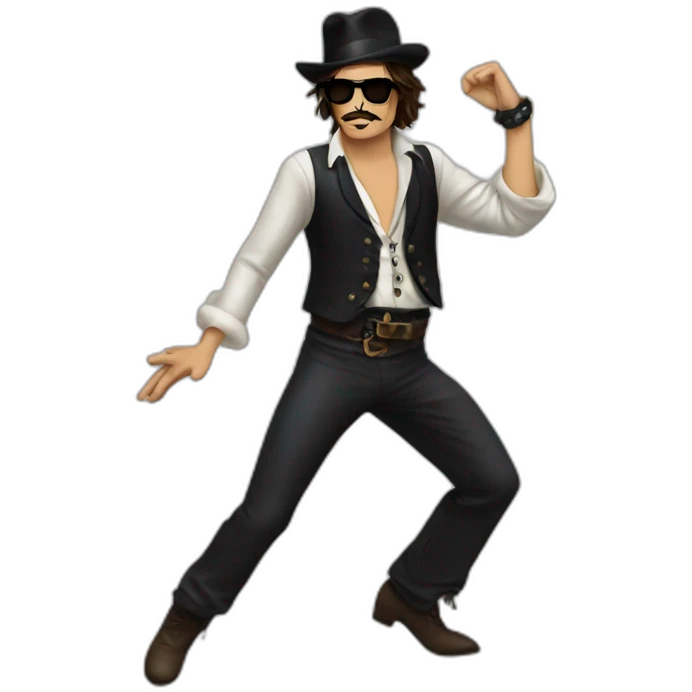 Johnny depp dancing emoji