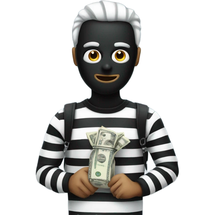 The popular robber emoji emoji