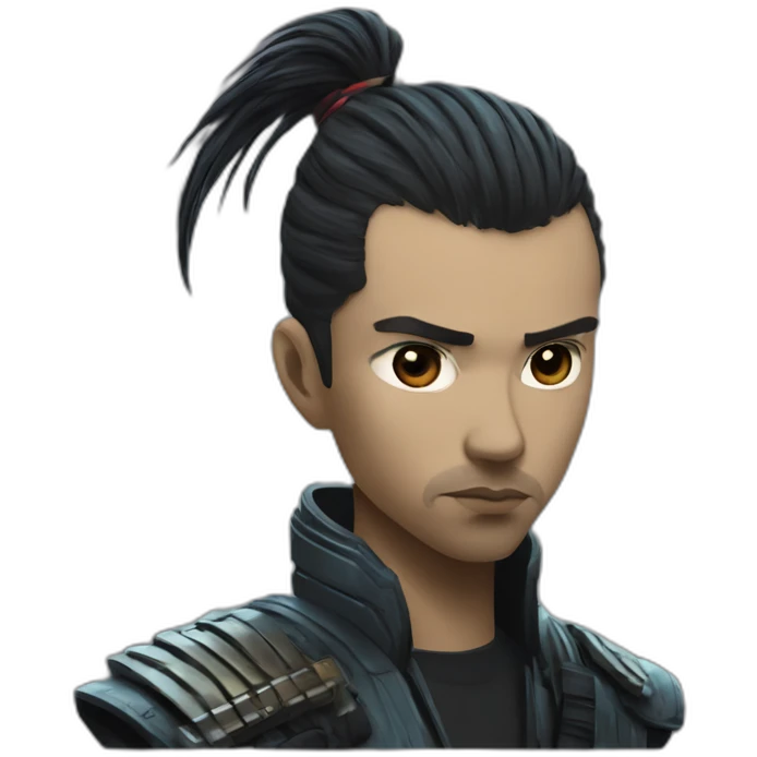 blade runner samurai cyberpunk emoji