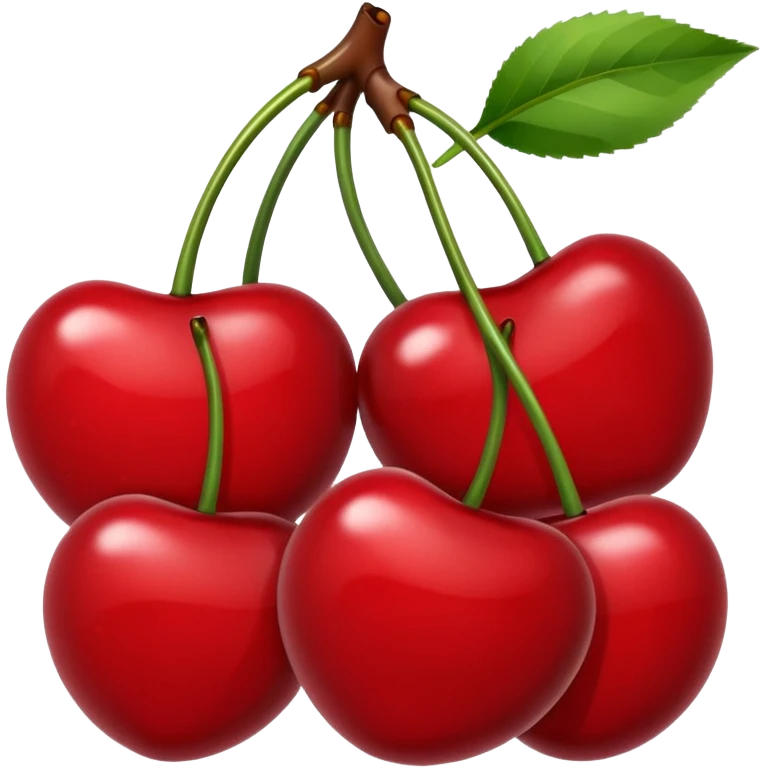 Cherry’s with a cancelled sign over it emoji