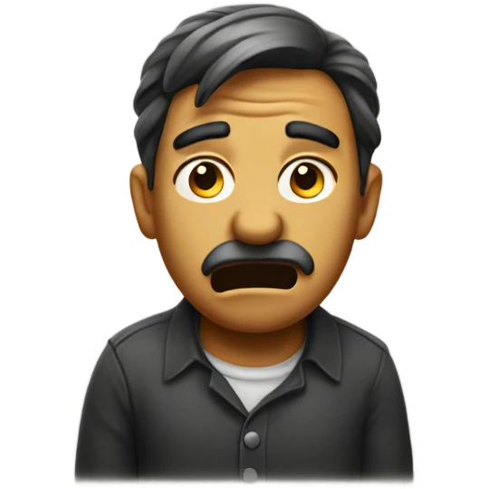 shrugging pooer face emoji