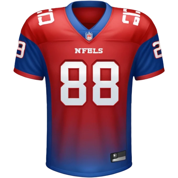 shirt nfl blue (#00A3E0) and red (#F9423A) emoji