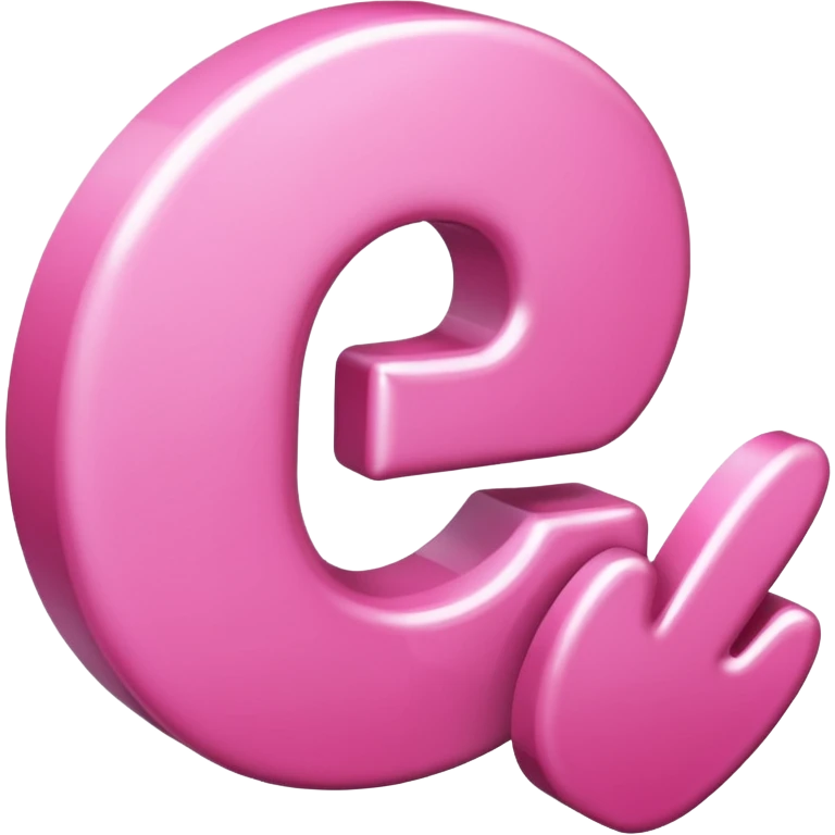 number 4 in pink emoji