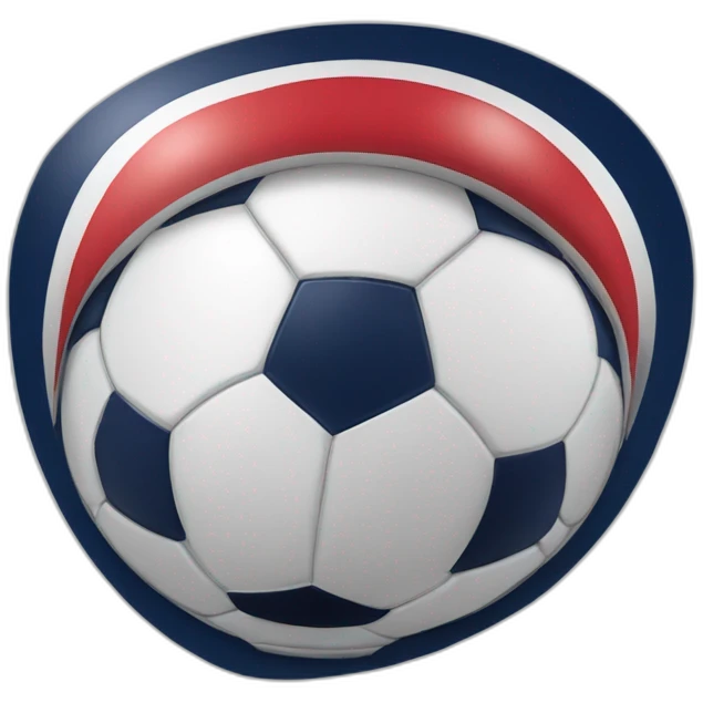 au foot le logo du PSG realiste emoji