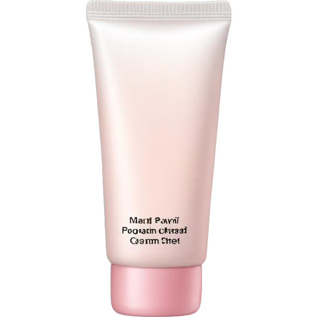 Light pink hand cream emoji