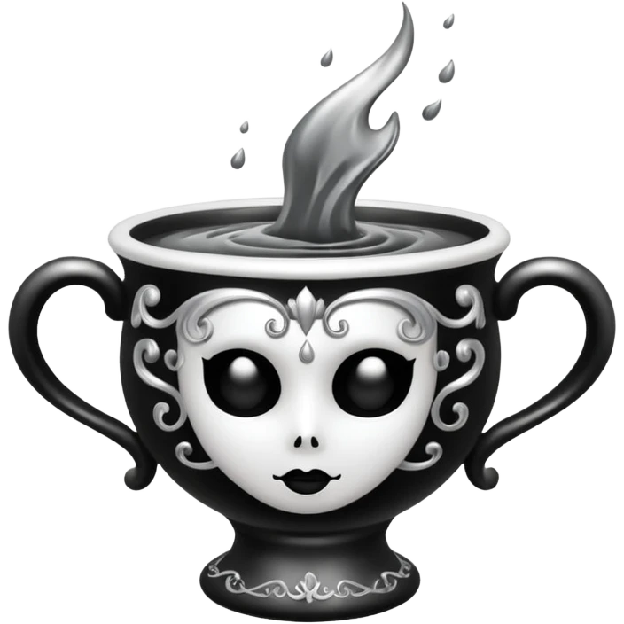 gothic poison cup shampoo emoji