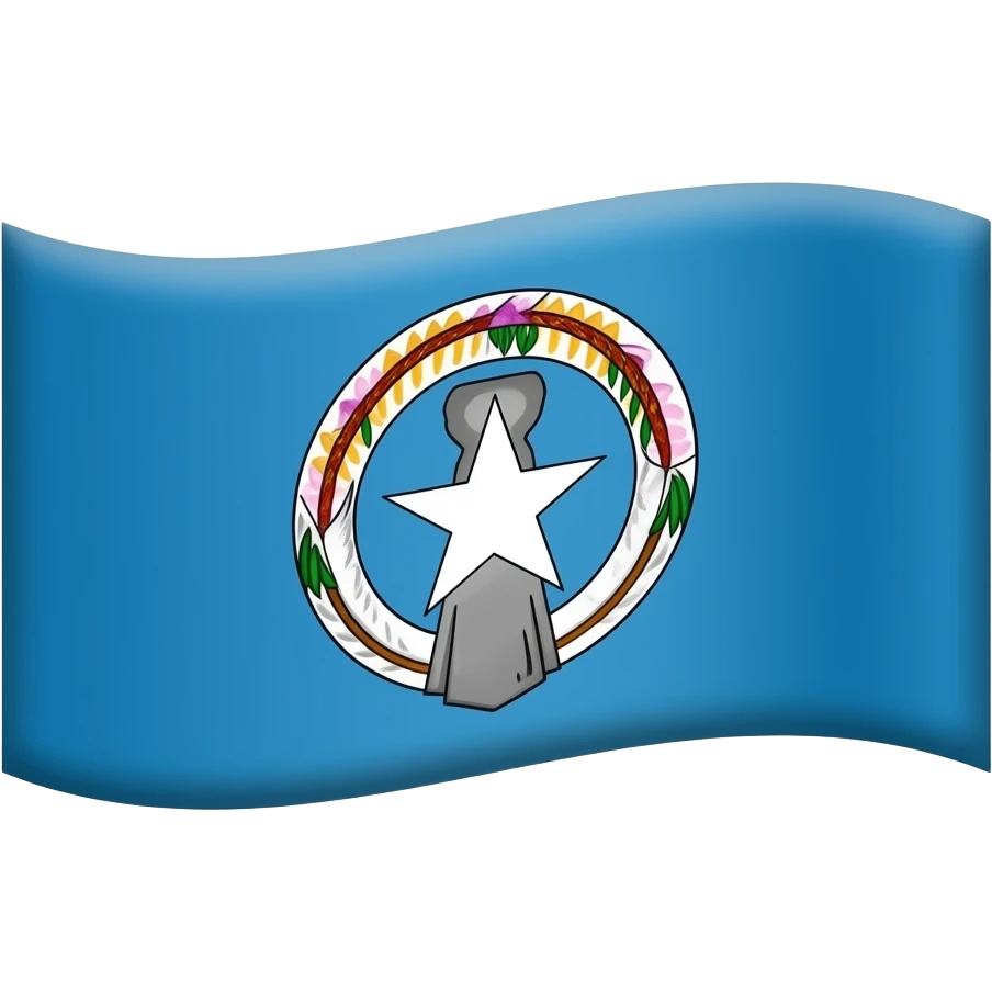 Flags of the Southern Mariana Islands emoji