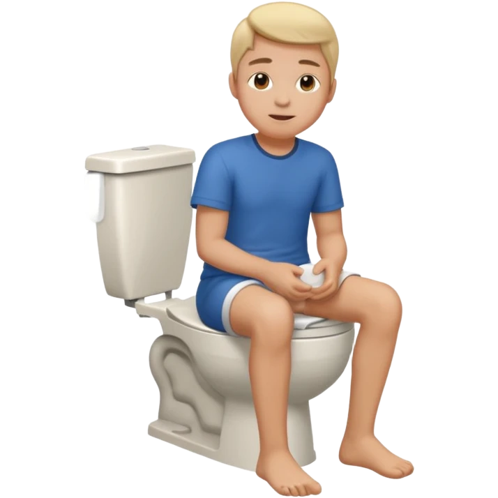 Seduto sul water emoji