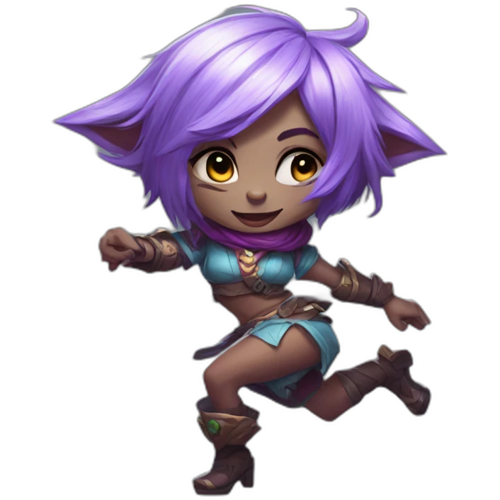 tristana from league of legends twerking emoji