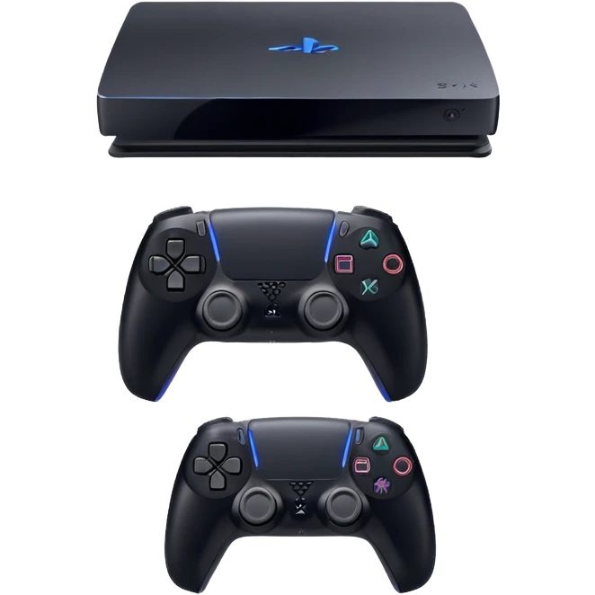 PlayStation 5 console emoji