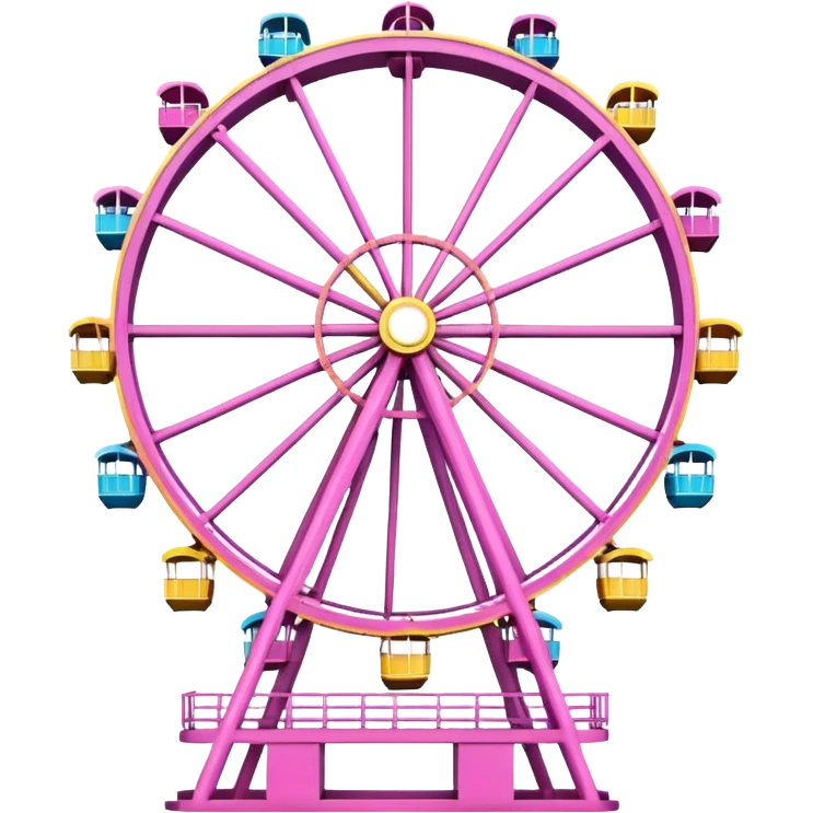 mix pink Ferris wheel emoji