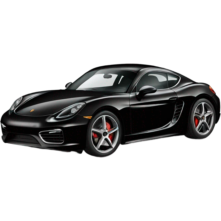 Porsche Cayman black emoji