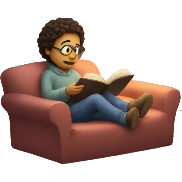 Cozy reading  emoji