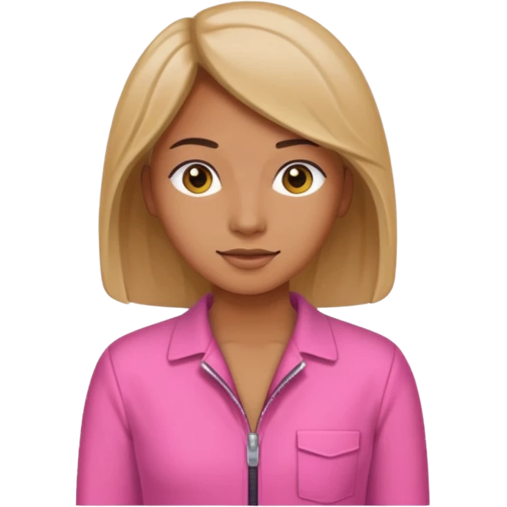 pink jumpsuit ful body emoji