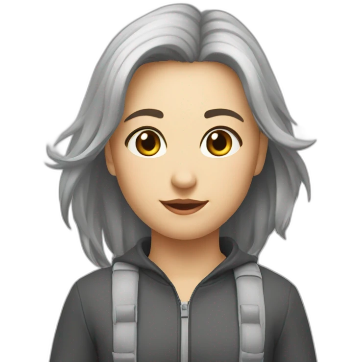 Девушка с пухлыми губами emoji
