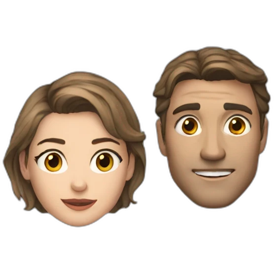 Roy Kent and Keeley Jones emoji