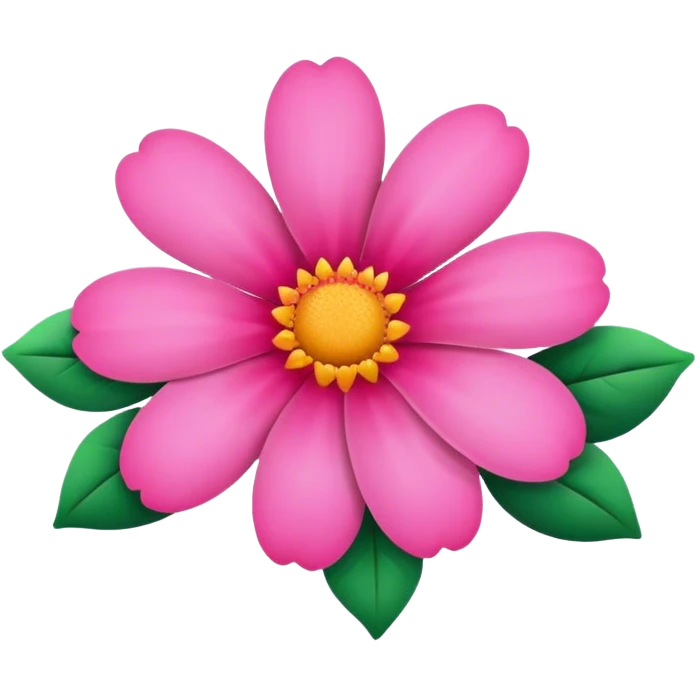 pink flower emoji