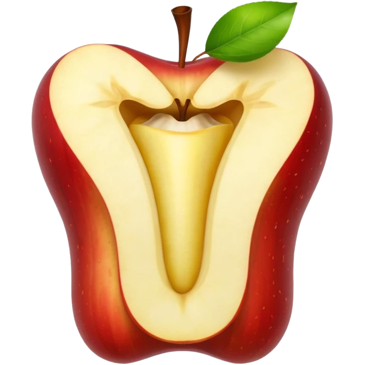 Apple core emoji