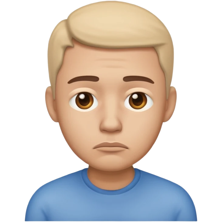 🥺😔 pero 3 D masculino  emoji