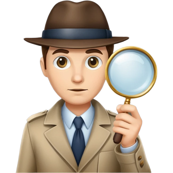 detective with magnifying glass emoji