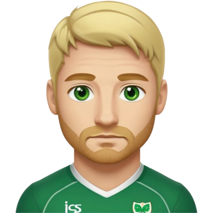 irish rugby player with blond stubble emoji