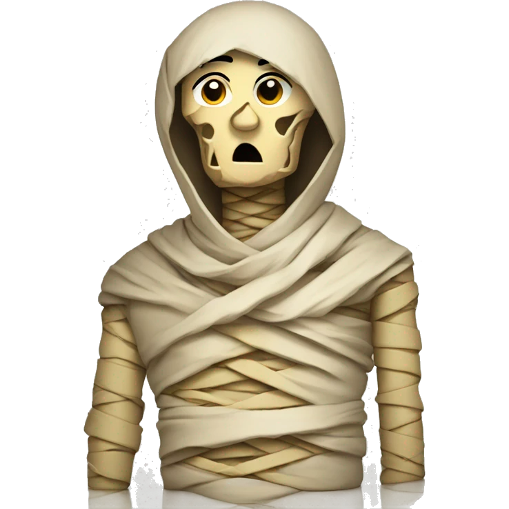 Mummy wrapped in euros € emoji