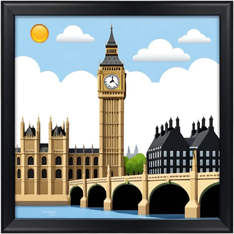 big ben london no image border emoji