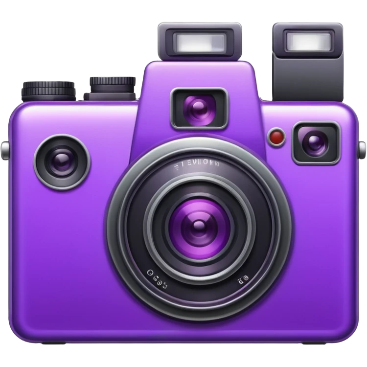 Purple camera emoji