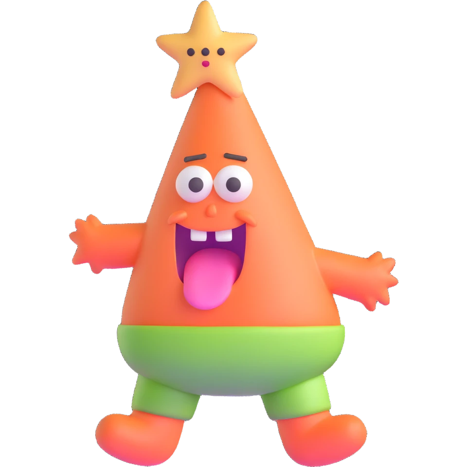 Patrick Star from SpongeBob emoji