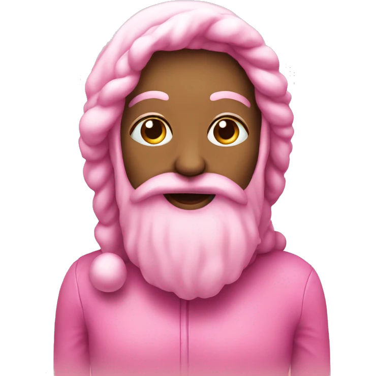Pink cristmas emoji