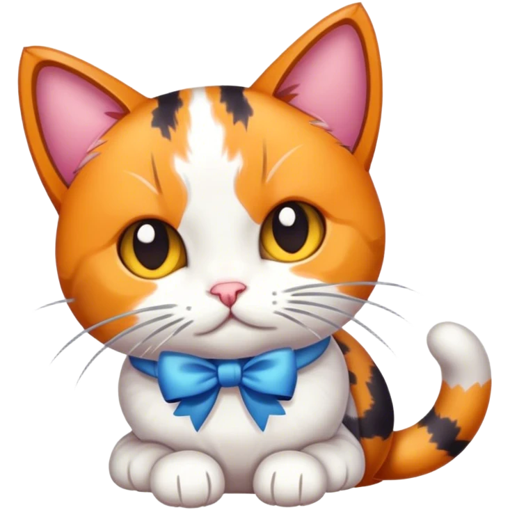 🐈 emoji but with a bow emoji
