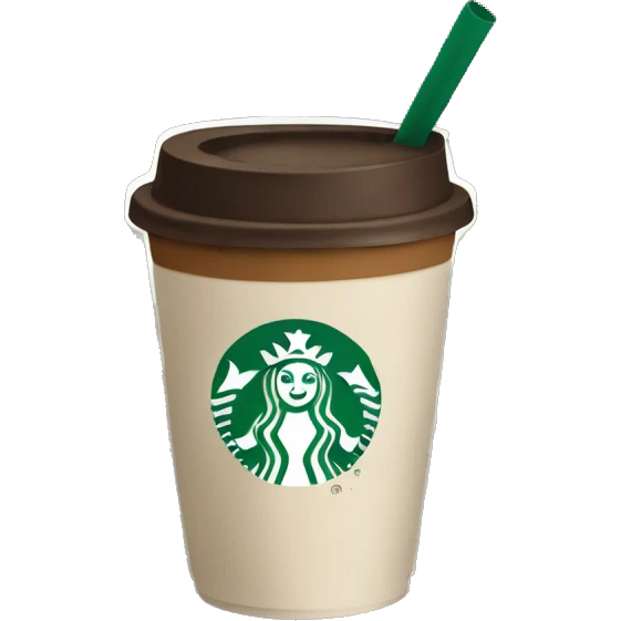 Starbucks coffee emoji