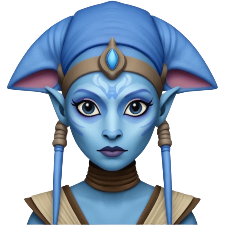 A female  twilek from star wars emoji