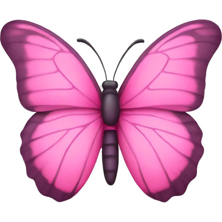 Pink butterfly  emoji