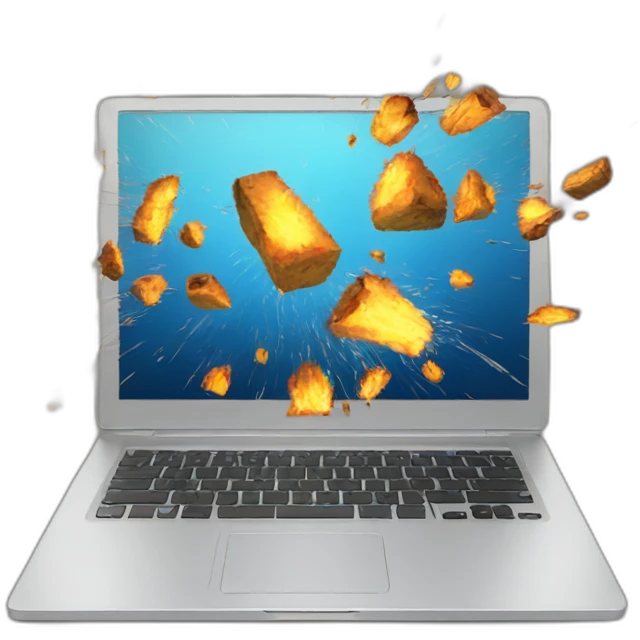 exploding laptop emoji