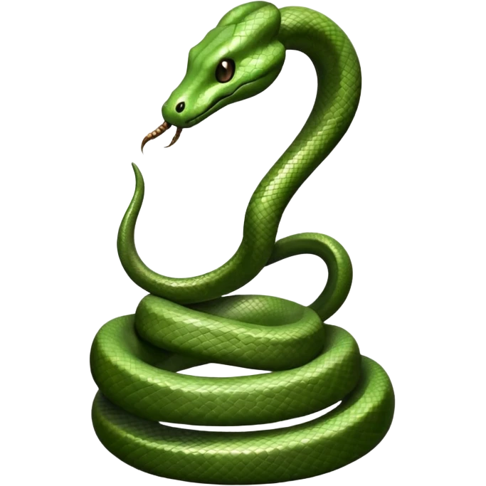 spade with snake wrapped around it emoji