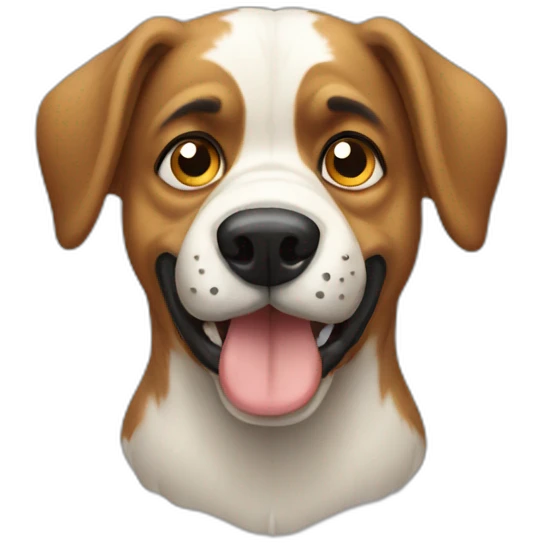 Aussie dog upset emoji