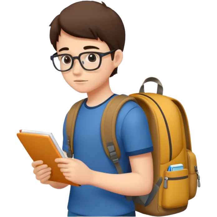 Student routine emoji