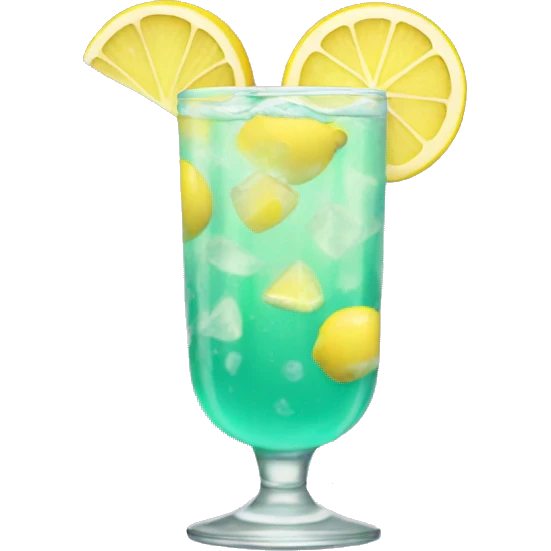 Extremely fancy lemonade emoji