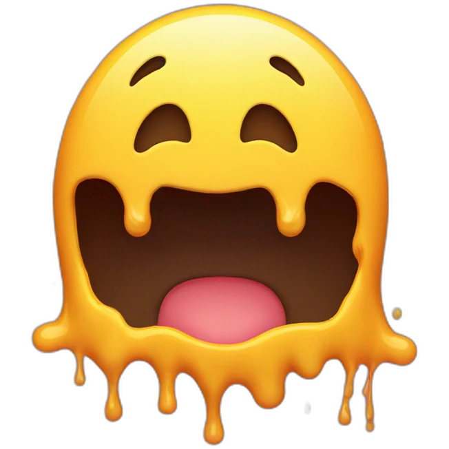 Emoji melting  emoji