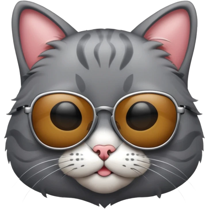 Cat wearing sunglasses emoji