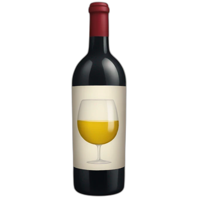 Bouteille de vin emoji