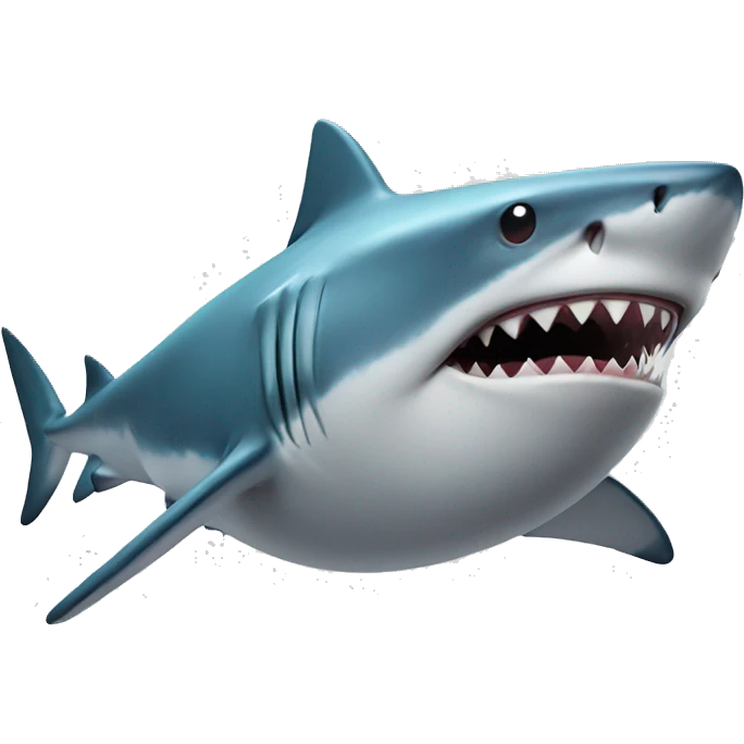 Shark with lazer strapped to its head emoji