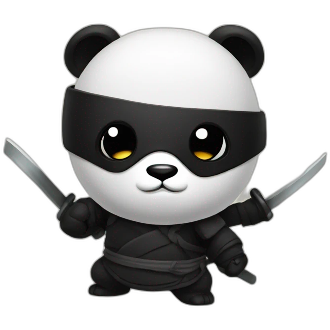 Panda ninja emoji