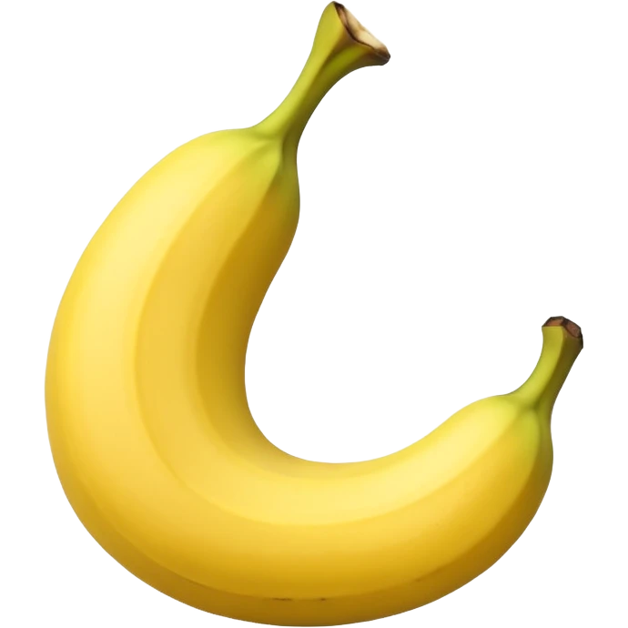 Half-Peeled banana emoji