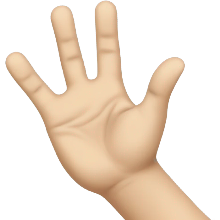 hands reaching toward you  emoji